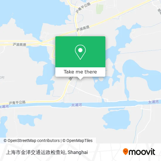 上海市金泽交通运政检查站 map
