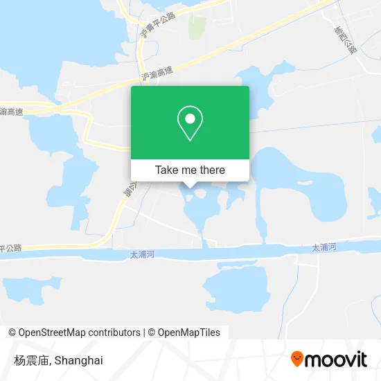 杨震庙 map