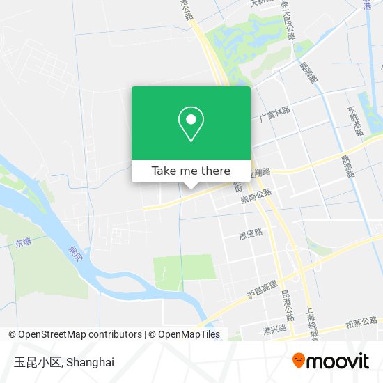 玉昆小区 map