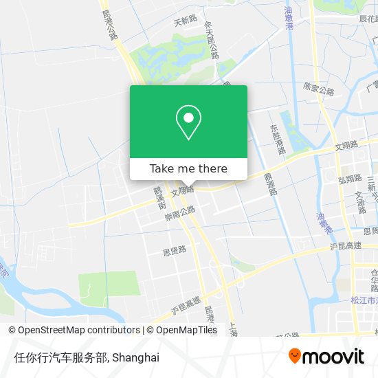 任你行汽车服务部 map