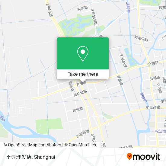 平云理发店 map
