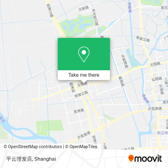 平云理发店 map