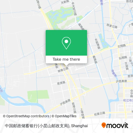 中国邮政储蓄银行(小昆山邮政支局) map