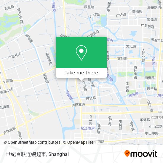 世纪百联连锁超市 map