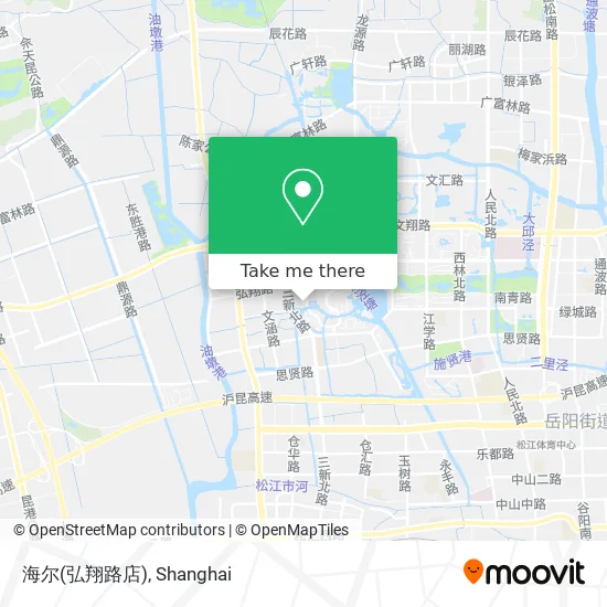 海尔(弘翔路店) map
