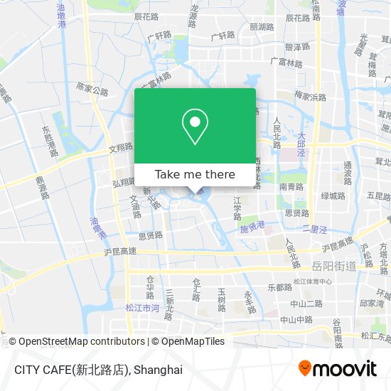 CITY CAFE(新北路店) map