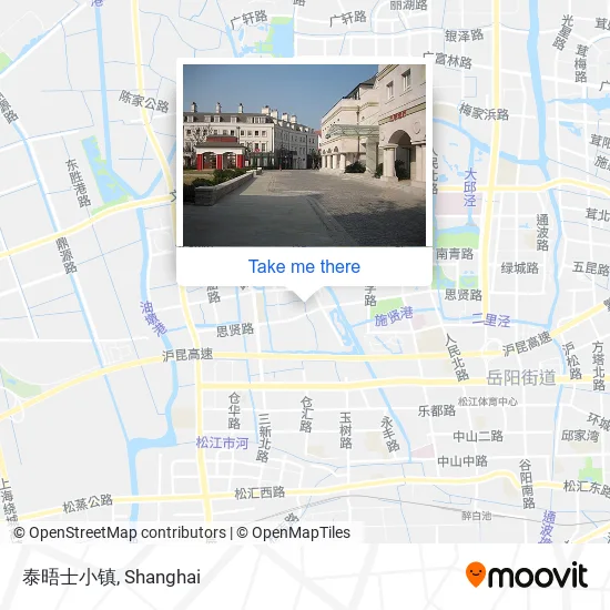 泰晤士小镇 map