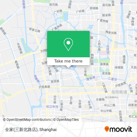 全家(三新北路店) map