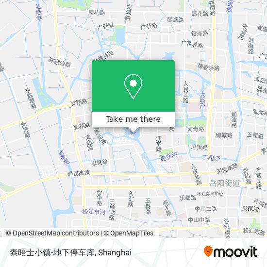 泰晤士小镇-地下停车库 map