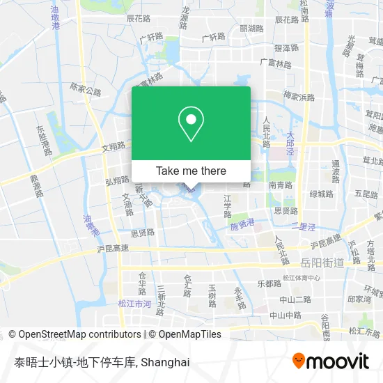 泰晤士小镇-地下停车库 map