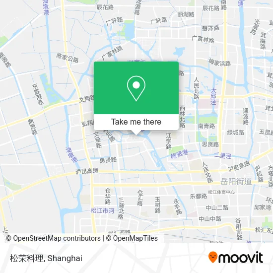 松荣料理 map