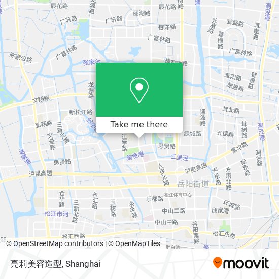 亮莉美容造型 map