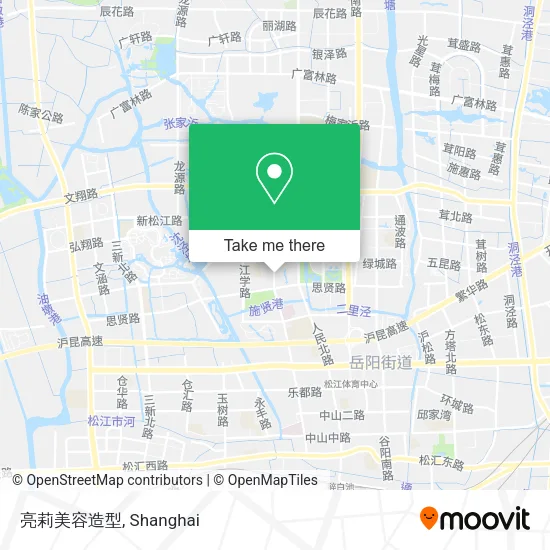 亮莉美容造型 map