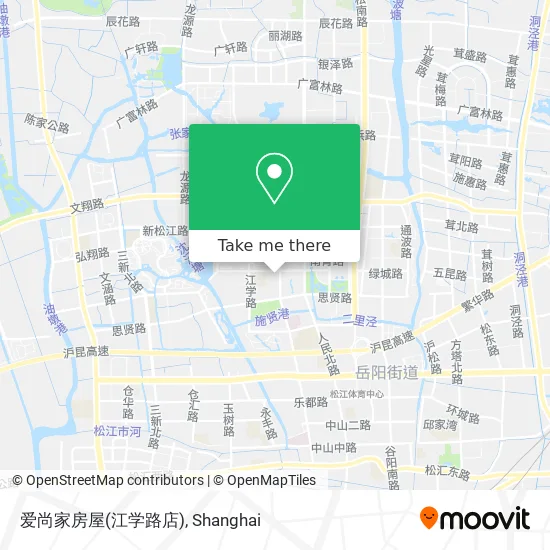 爱尚家房屋(江学路店) map
