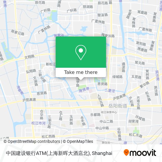 中国建设银行ATM(上海新晖大酒店北) map