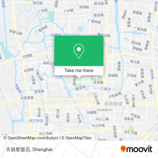 天袋星饭店 map
