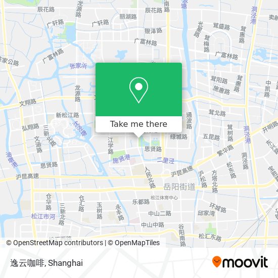 逸云咖啡 map