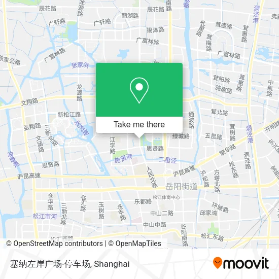 塞纳左岸广场-停车场 map