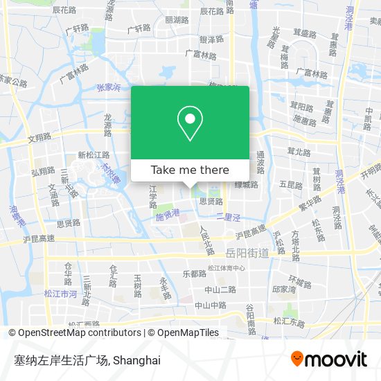 塞纳左岸生活广场 map
