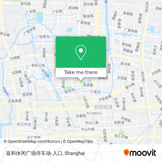 嘉和休闲广场停车场-入口 map