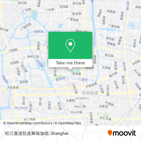 松江曼波肚皮舞瑜伽馆 map