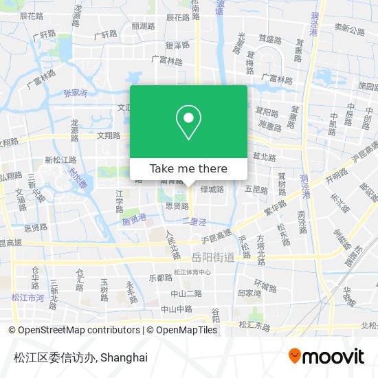 松江区委信访办 map