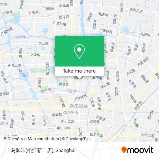 上岛咖啡(松江新二店) map