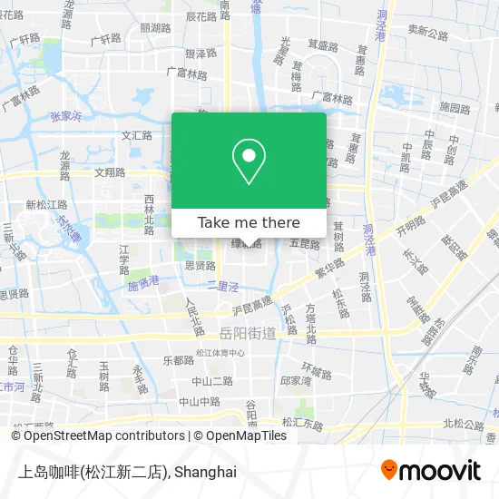 上岛咖啡(松江新二店) map