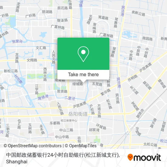 中国邮政储蓄银行24小时自助银行(松江新城支行) map