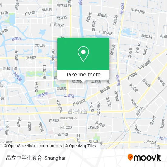 昂立中学生教育 map