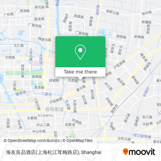海友良品酒店(上海松江茸梅路店) map