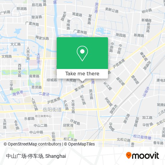 中山广场-停车场 map