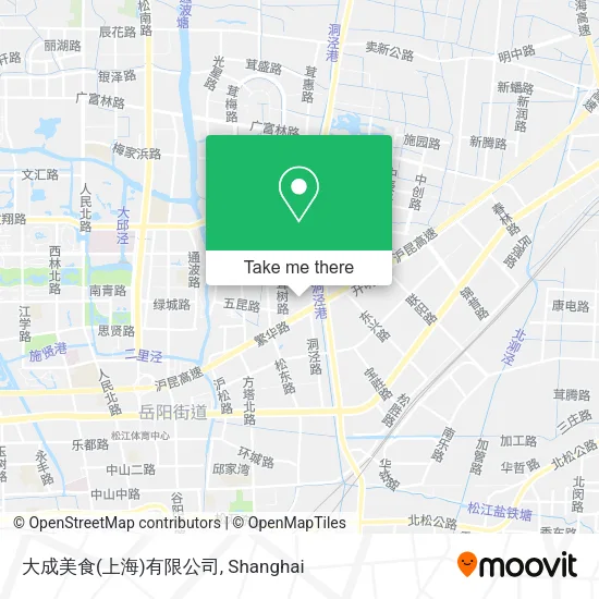 大成美食(上海)有限公司 map