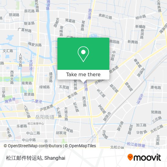 松江邮件转运站 map