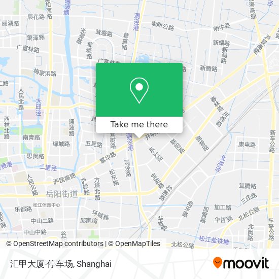 汇甲大厦-停车场 map