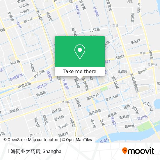 上海同业大药房 map