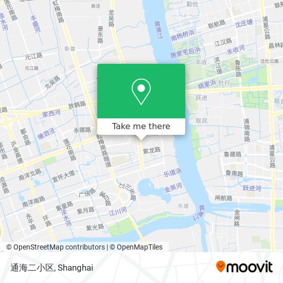 通海二小区 map