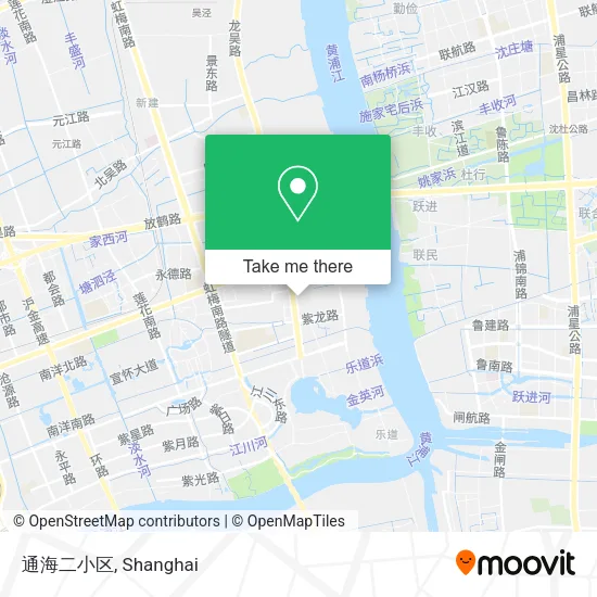 通海二小区 map