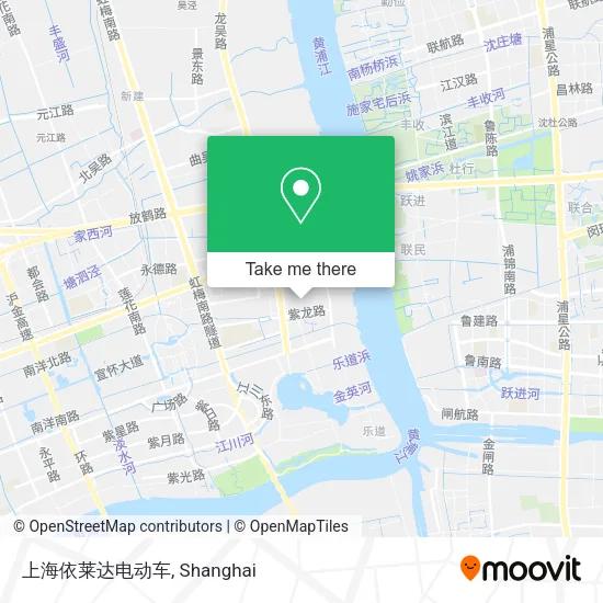 上海依莱达电动车 map