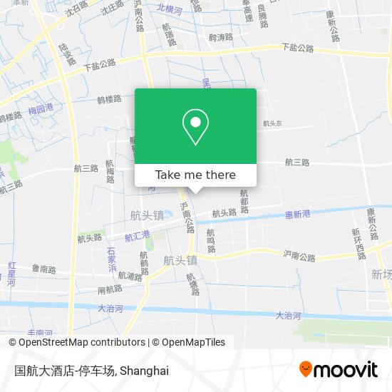 国航大酒店-停车场 map
