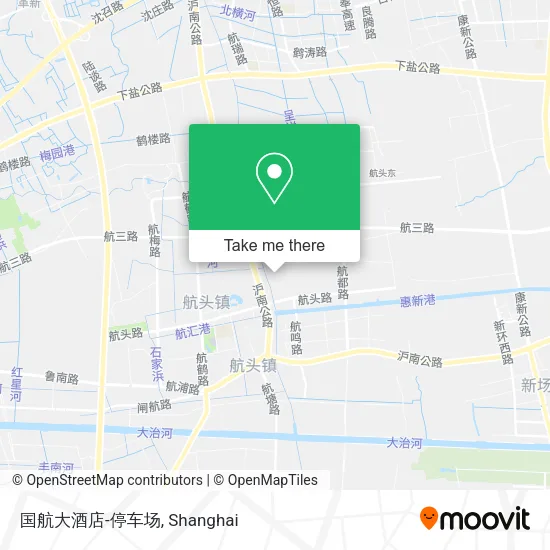国航大酒店-停车场 map
