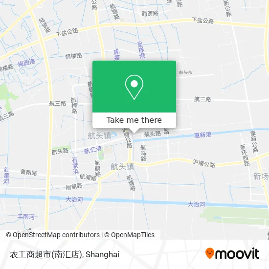 农工商超市(南汇店) map