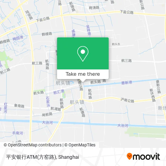 平安银行ATM(方窑路) map