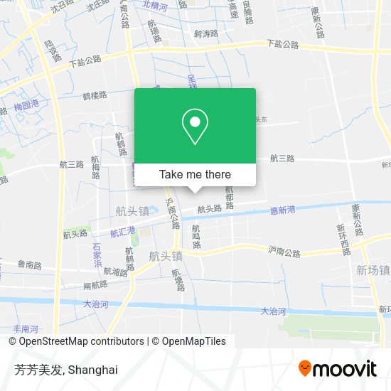芳芳美发 map