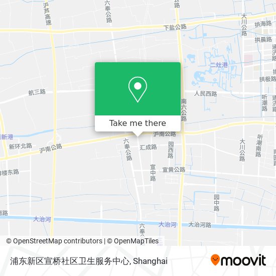 浦东新区宣桥社区卫生服务中心 map