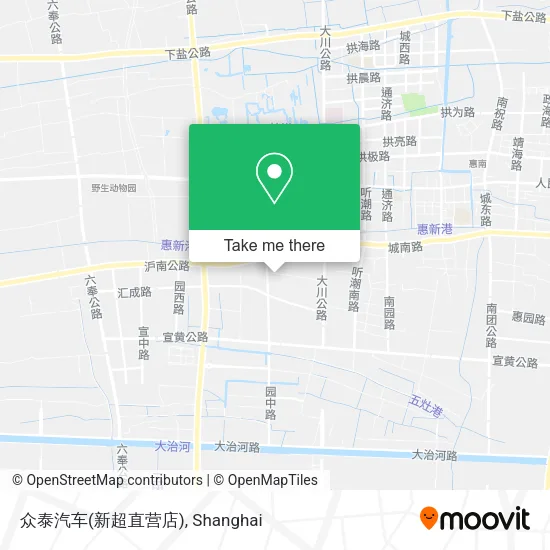 众泰汽车(新超直营店) map