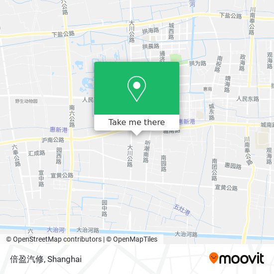 倍盈汽修 map