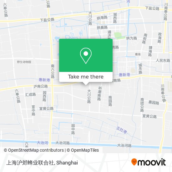 上海沪郊蜂业联合社 map