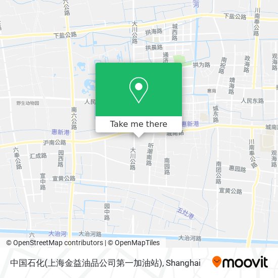中国石化(上海金益油品公司第一加油站) map