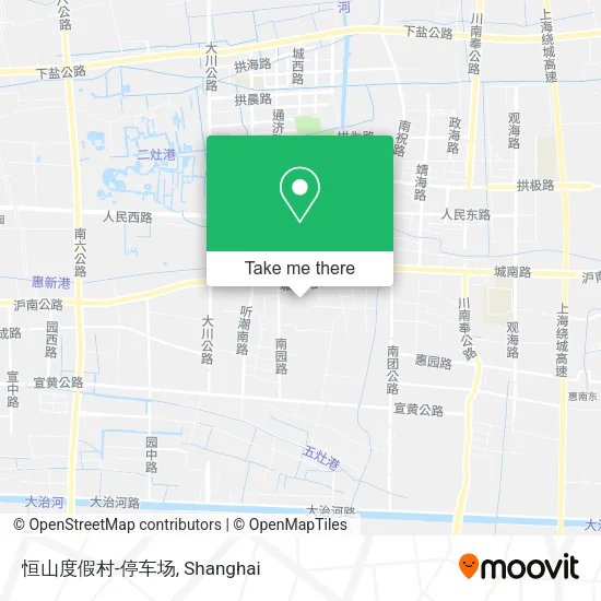 恒山度假村-停车场 map